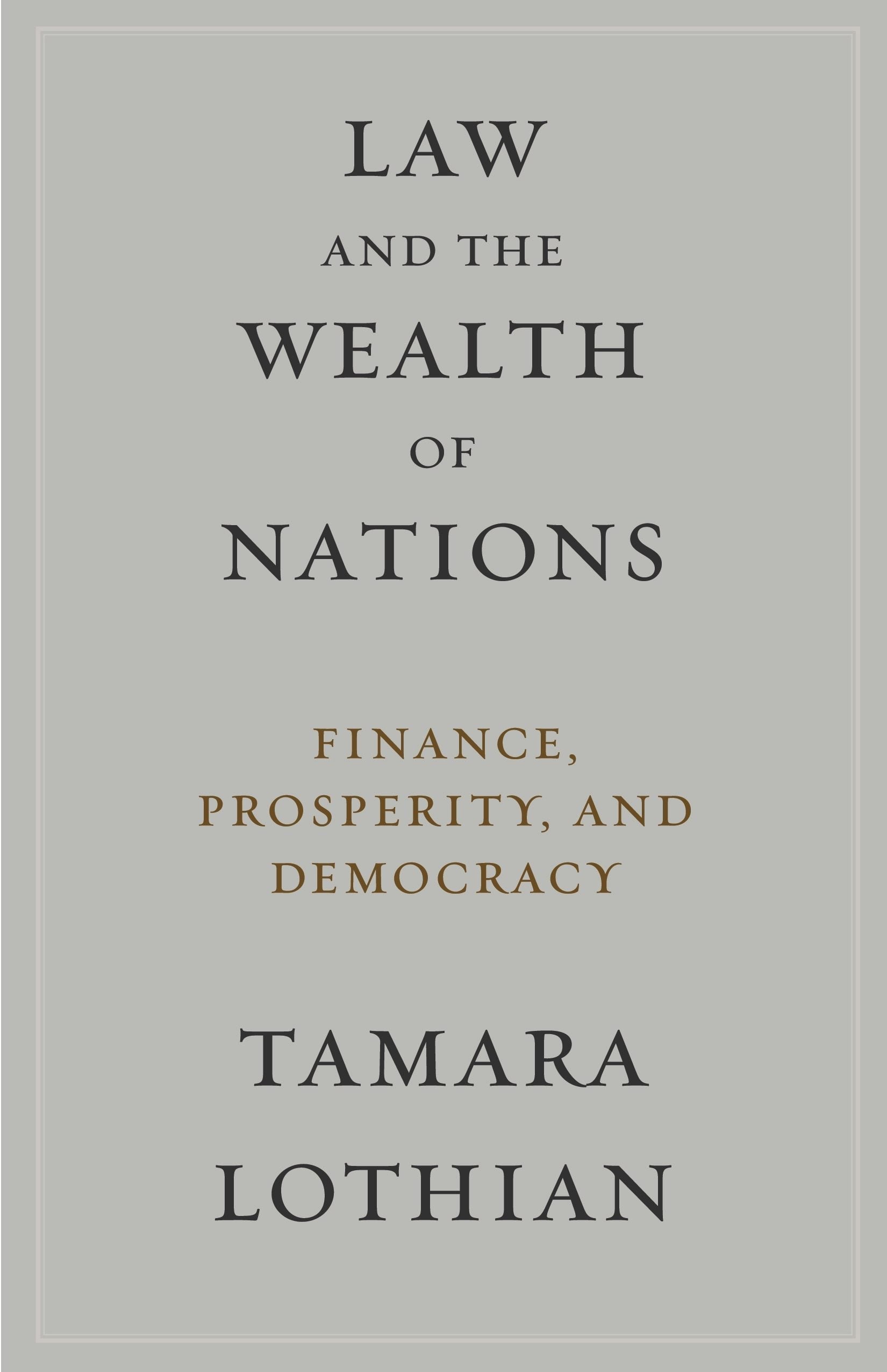 Book cover image for Law and the Wealth of Nations ISBN: 9780231174664